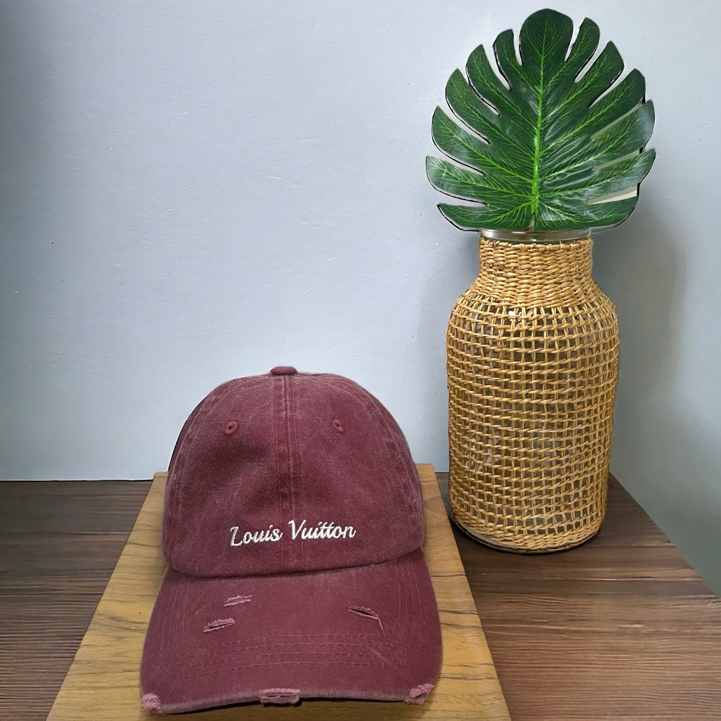 Unisex Vintage Washed Louis Vuitton Custom Hat (small/medium)