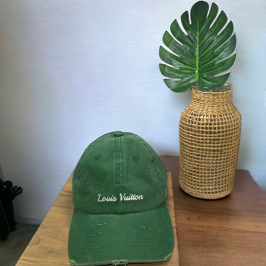 Unisex Vintage Washed Louis Vuitton Custom Hat (small/medium)